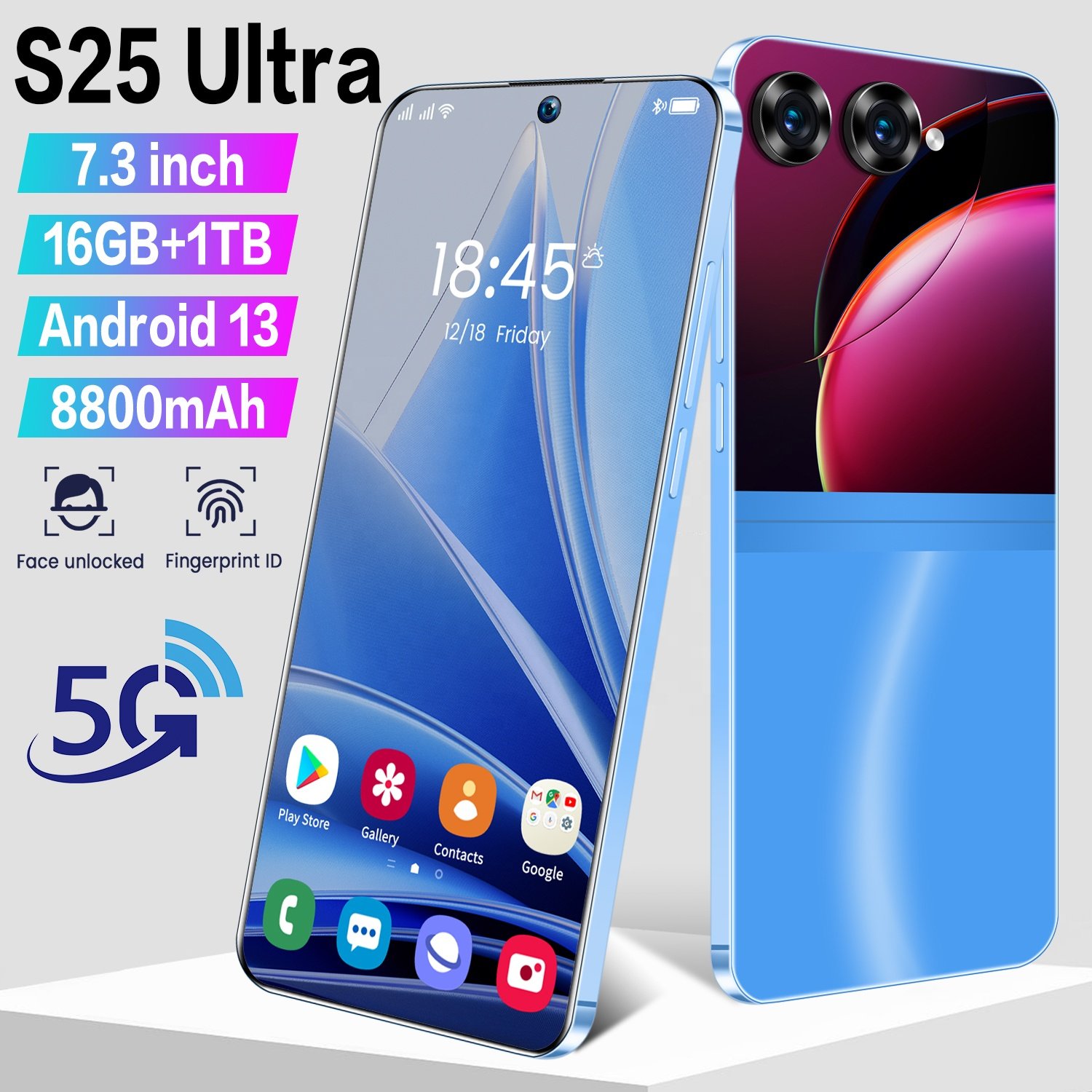Factory Price S25 Ultra High quality Unlocked Smartphone Dual SIM 5G S25 Ultra Cell Phones 16GB+1TB Gaming Mobilephone